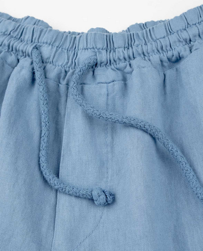 Men's Casual Linen Drawstring Shorts
