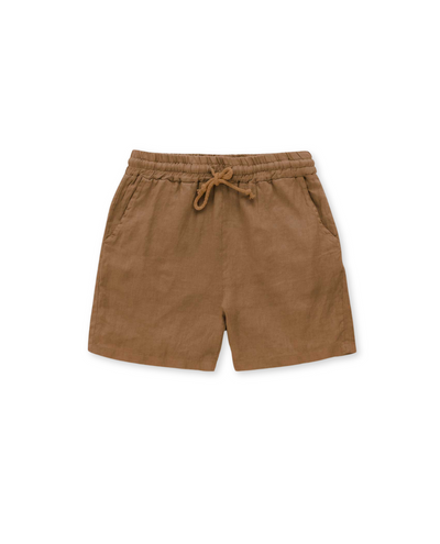 Men's Casual Linen Drawstring Shorts
