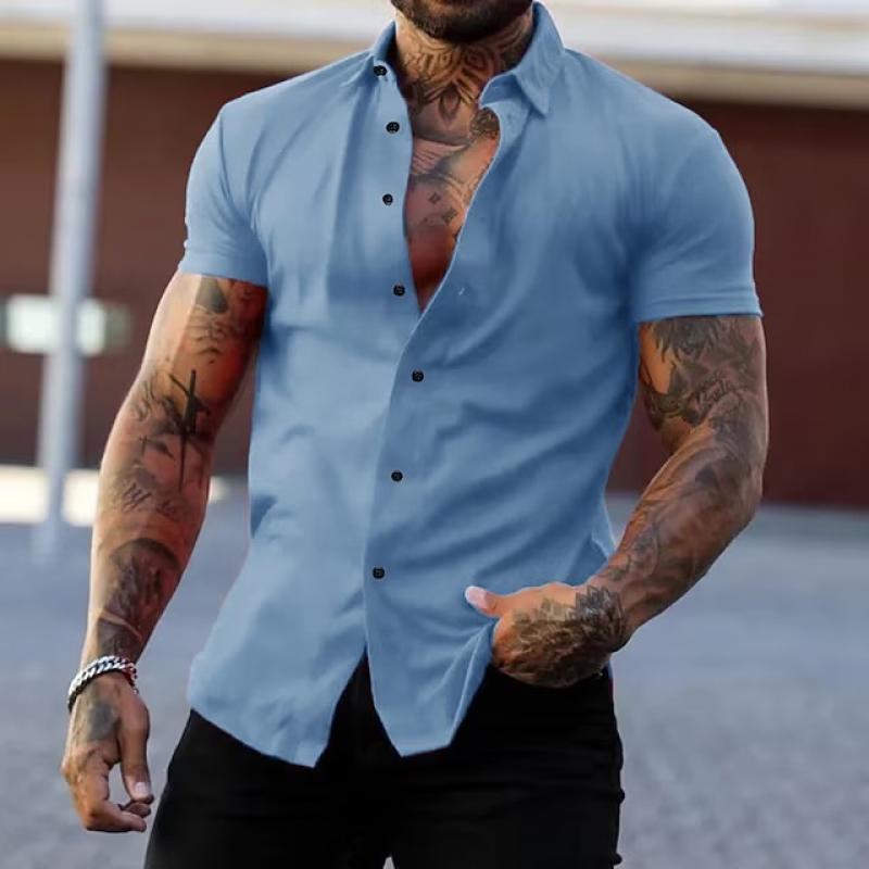 Men's Short Sleeve Sports Fitness Shirt