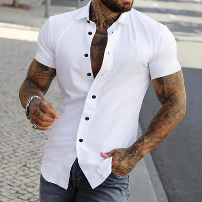 Men's Short Sleeve Sports Fitness Shirt
