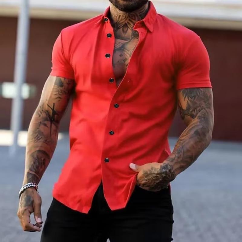 Men's Short Sleeve Sports Fitness Shirt