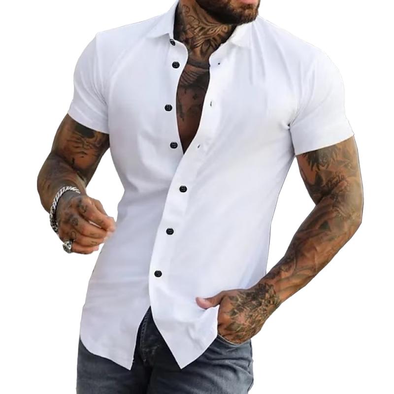 Men's Short Sleeve Sports Fitness Shirt