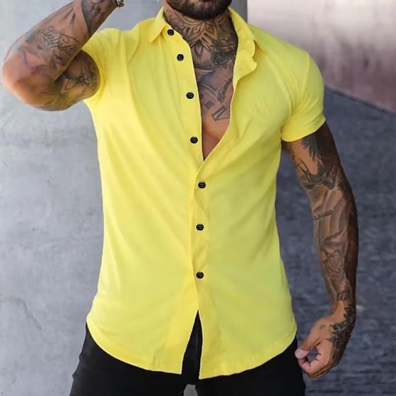 Men's Short Sleeve Sports Fitness Shirt